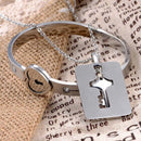 Pulseira do coração ❤️ + colar com chave