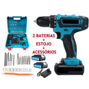 Parafusadeira Furadeira De Impacto Sem Fio 48V COM 2 Baterias