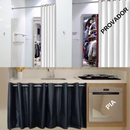 Varão Extensível Universal Ajustável - Cortina, Box, Armário