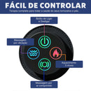 Massageador ortopédico de tornozelo com vibração para alívio da dor e tratamento