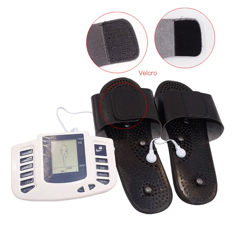 Aparelho Tens Fisioterapia + Chinelo e Eletrodos
