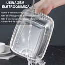 Pote Hermético de Inox 1000ml com Tampa — Ideal para Marmita e Armazenamento no Refrigerador