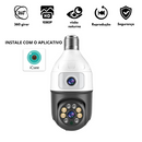 Câmera De Segurança Ip Wifi Full HD 2 Lentes Visão Noturna Microfone Durawell