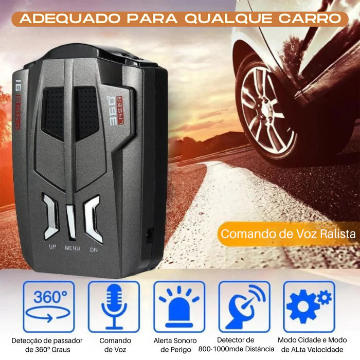 Detector de Radar Spyder V8