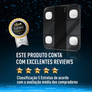 Balança de Bioimpedância Digital Smart  Corporal 180kg Com Aplicativo Profissional Bluetooth