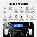 Balança de Bioimpedância Digital Smart  Corporal 180kg Com Aplicativo Profissional Bluetooth