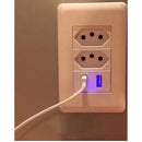 Tomada De Parede Com Usb Universal