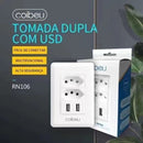 Tomada De Parede Com Usb Universal