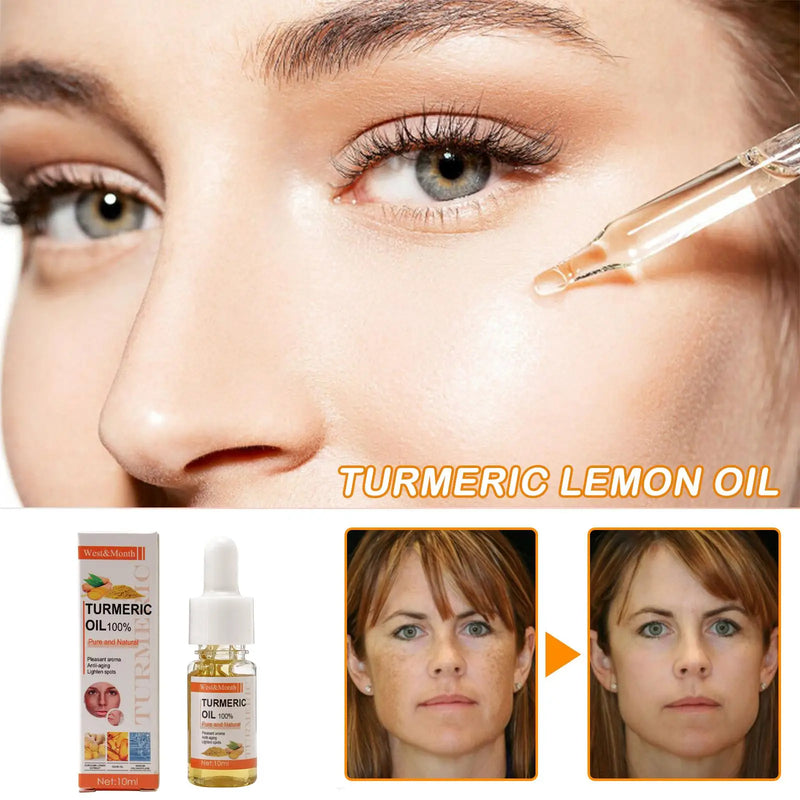 Turmeric Oil - Óleo Que Combate Rugas e Manchas Na Pele