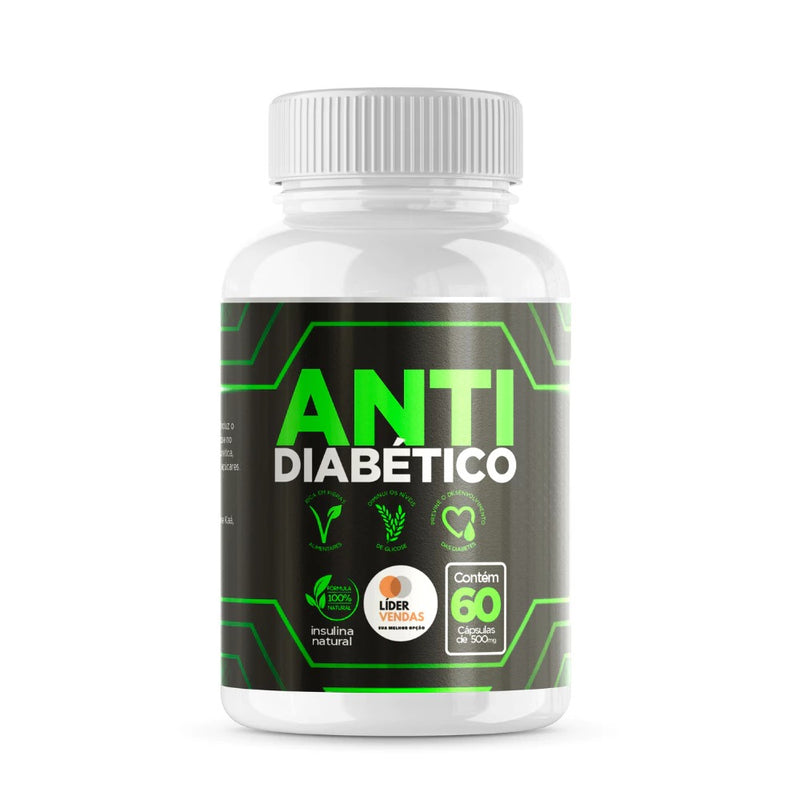 Anti Diabético Caps Original – 60 Cápsulas de 500mg | Controle da Glicose e Diabetes