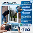 Câmera de Segurança Wi-Fi, 4K 9MP com Lente Tripla, Sirene Integrada e Controle via App ICSee