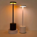 Luminária de Mesa LED Touch Recarregável – Moderna com USB | Abajur para Leitura, Restaurante e Decoração