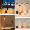 Luminária de Mesa LED Touch Recarregável – Moderna com USB | Abajur para Leitura, Restaurante e Decoração