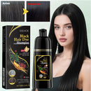 Shampoo De Tintura De Cabelo Preto 3 Em 1 , Fórmula De Ervas Hidratante Suave