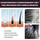 Shampoo De Tintura De Cabelo Preto 3 Em 1 , Fórmula De Ervas Hidratante Suave