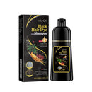 Shampoo De Tintura De Cabelo Preto 3 Em 1 , Fórmula De Ervas Hidratante Suave