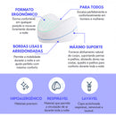 Travesseiro Ortopédico Para Joelhos e Pernas