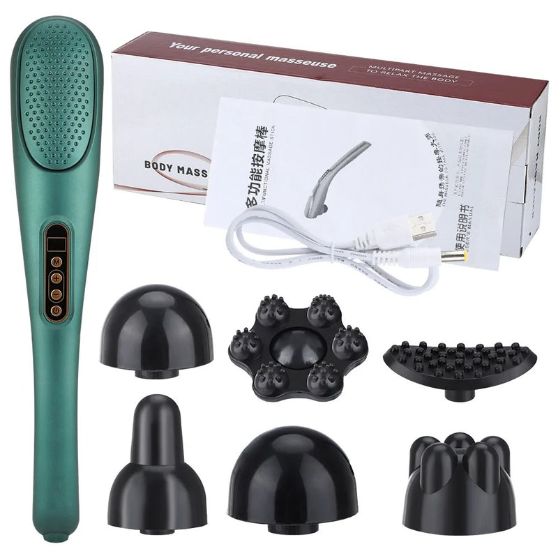 Massageador  Infra-vermelho Bastão Sem Fio com 6 Cabeças