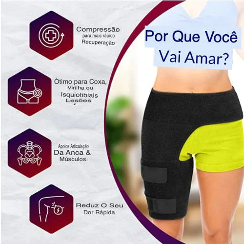Cinta Para Alívio de Dores no Quadril Nervo Ciático