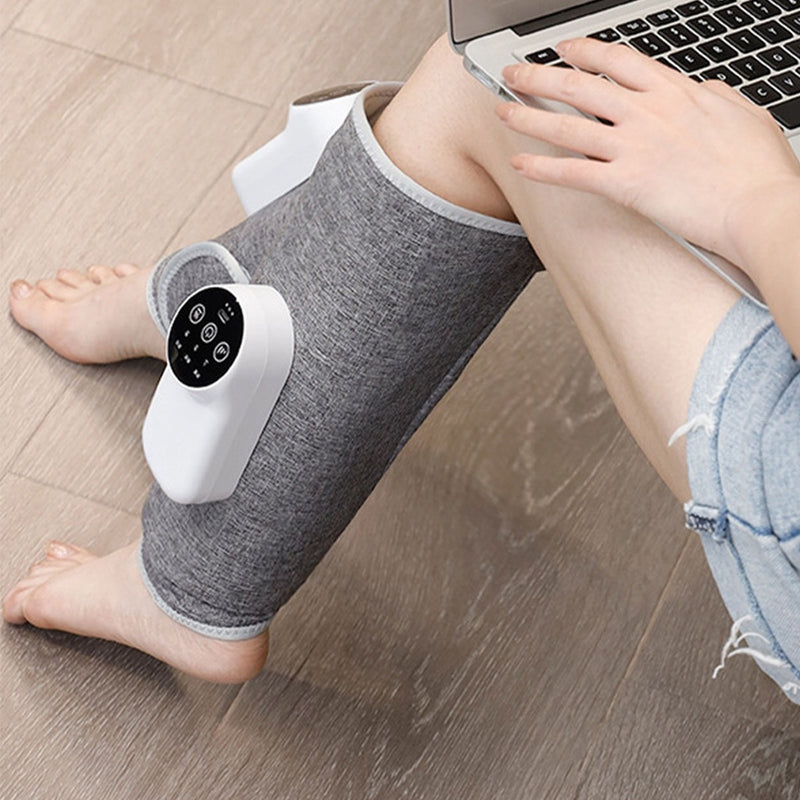 Massageador de Compressao Para Pernas e Panturrilha