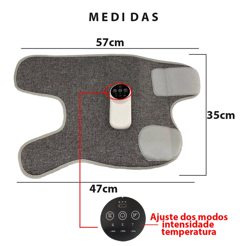 Massageador de Compressao Para Pernas e Panturrilha