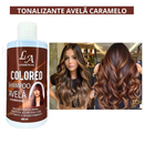 Shampoo Escurecedor Cabelos Brancos Tonalizante Colored 300ml Efeito 100% Natural