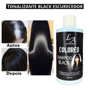 Shampoo Escurecedor Cabelos Brancos Tonalizante Colored 300ml Efeito 100% Natural