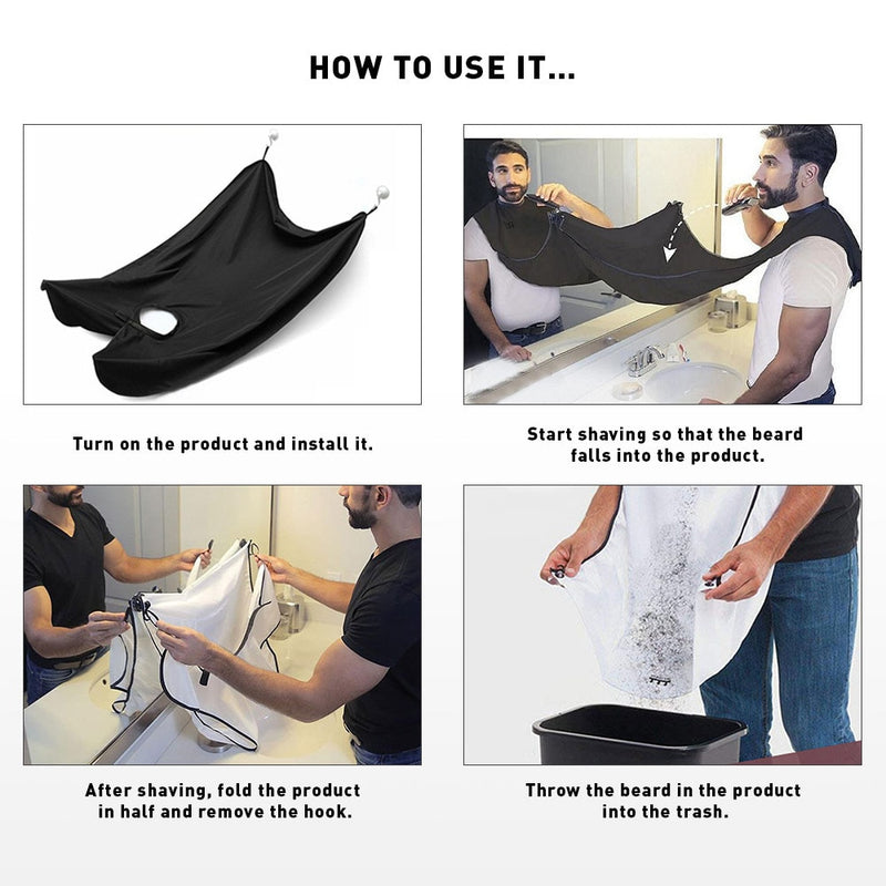 BarbVel® - Avental de barbear para homens